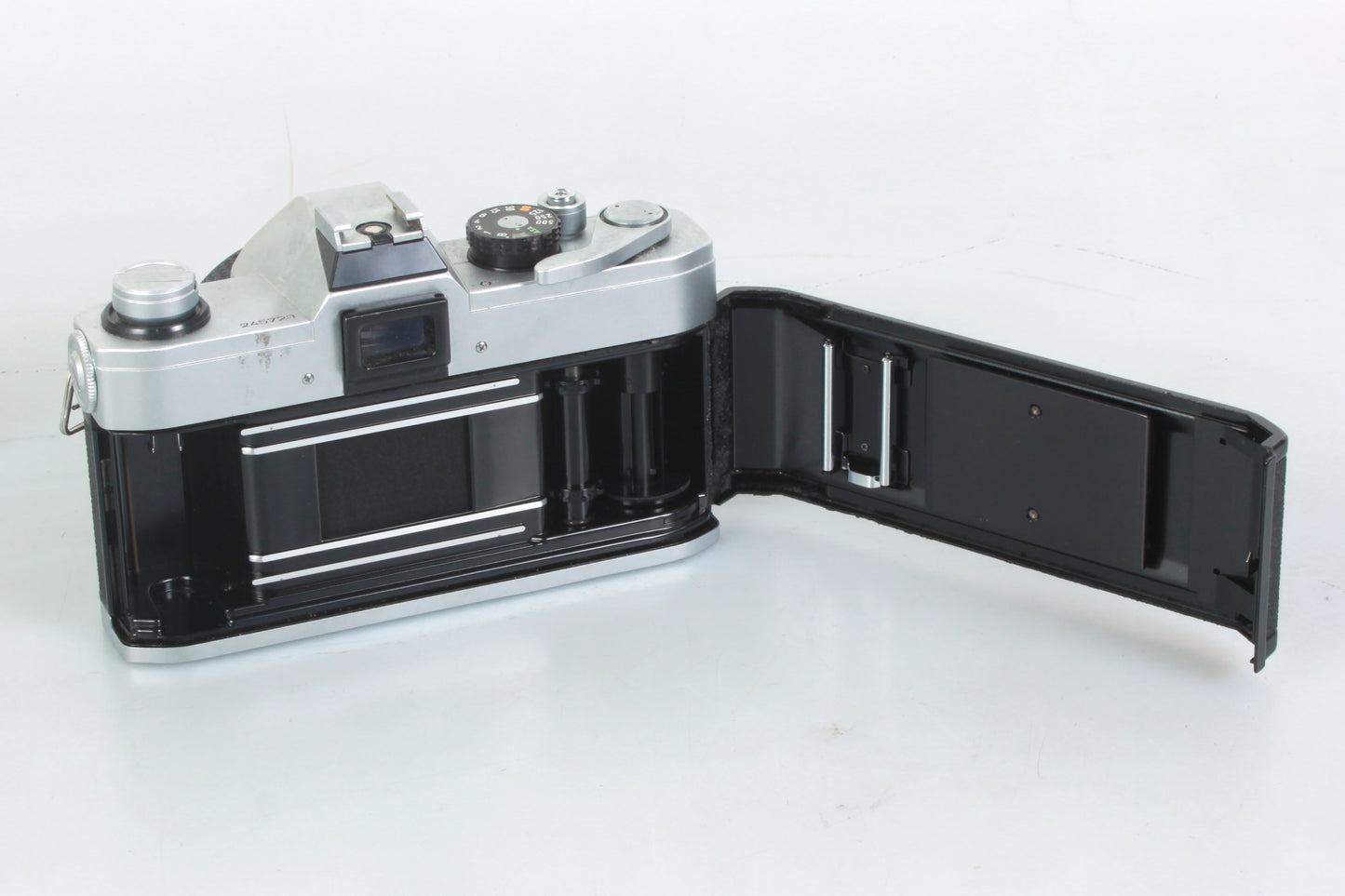 Canon TX SLR Student Film Camera All Manual W 50mm 1.8 Prime Lens + 2 Rolls B&W Film + Battery
