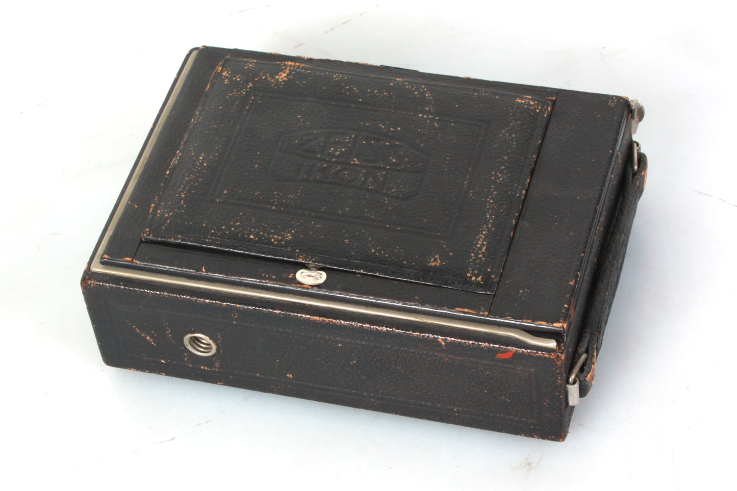 Zeiss Ikon Tessco 1927 9x12cm Folding Plate W/ 135mm 6.3 Tessar Lens + Cable Release