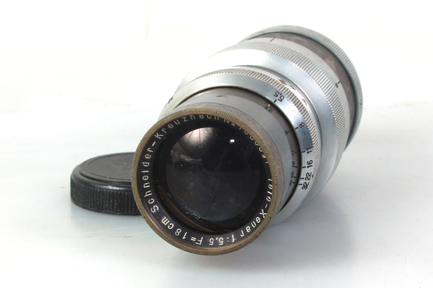 180mm 5.5 Schneider Tele-Xenar Screw Mount M42 w Front & Rear Caps Micro 4/3
