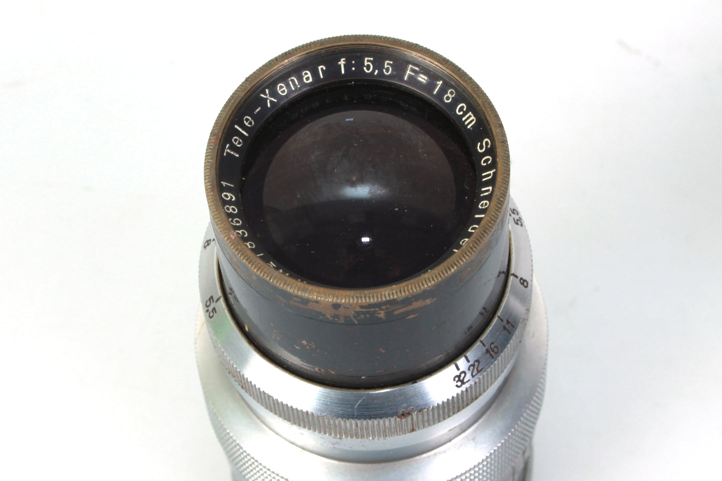 180mm 5.5 Schneider Tele-Xenar Screw Mount M42 w Front & Rear Caps Micro 4/3
