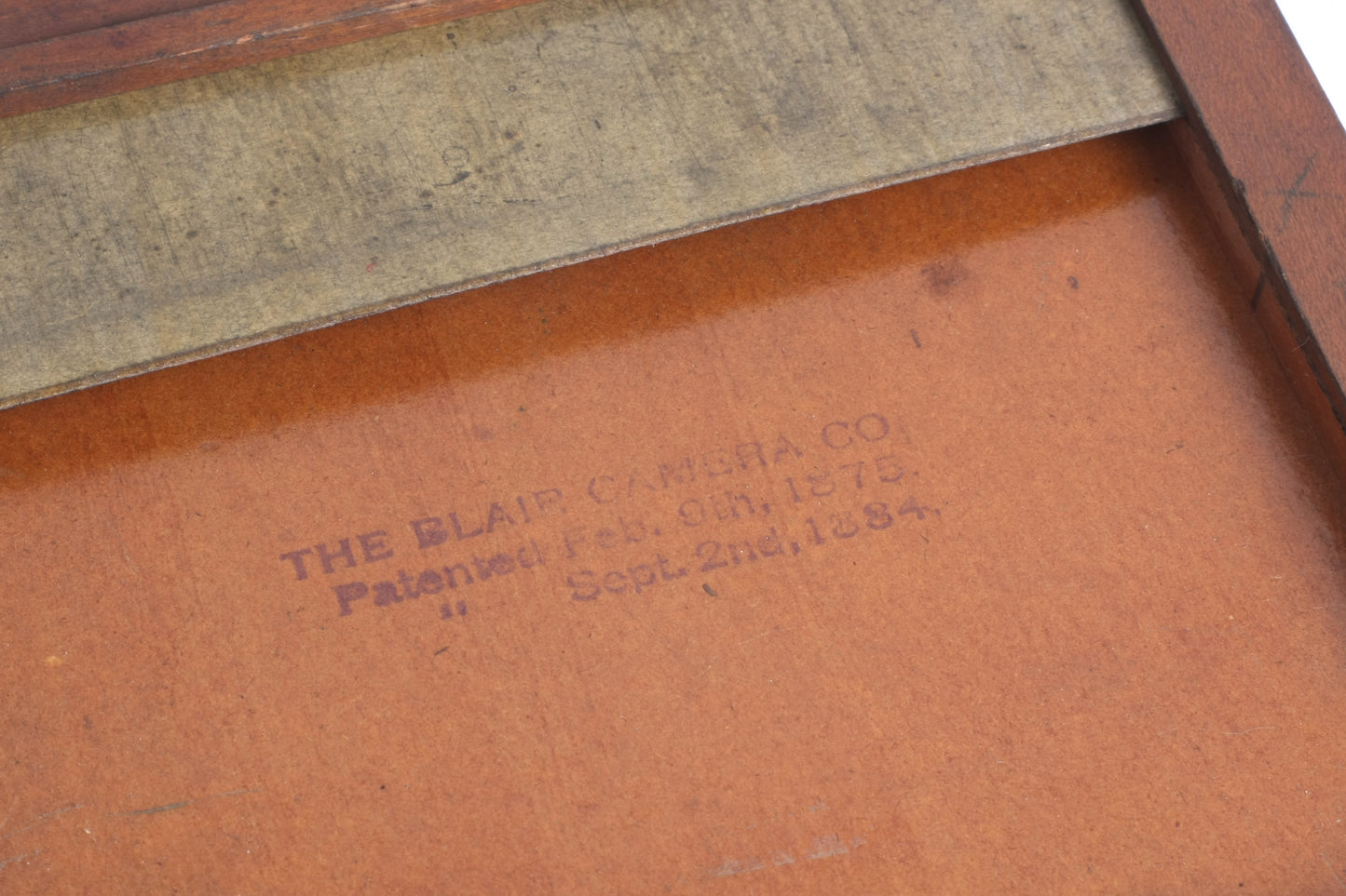 4 1/4 X 5 Negative Holder Wooden Vintage