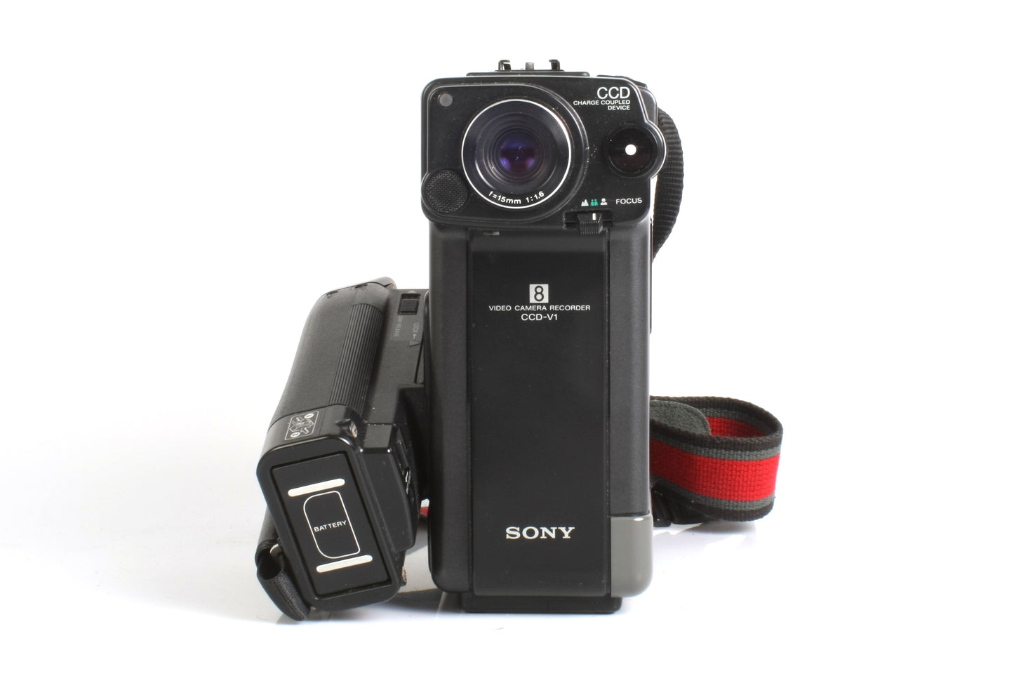 Sony Handycam Video 8 Camcorder w A/C Adapter & Case