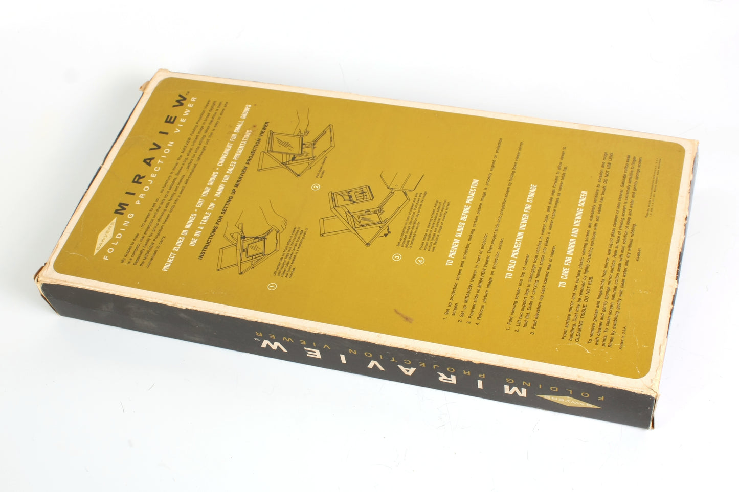 Vintage Sawyers Miraview Folding Projection Viewer in Box