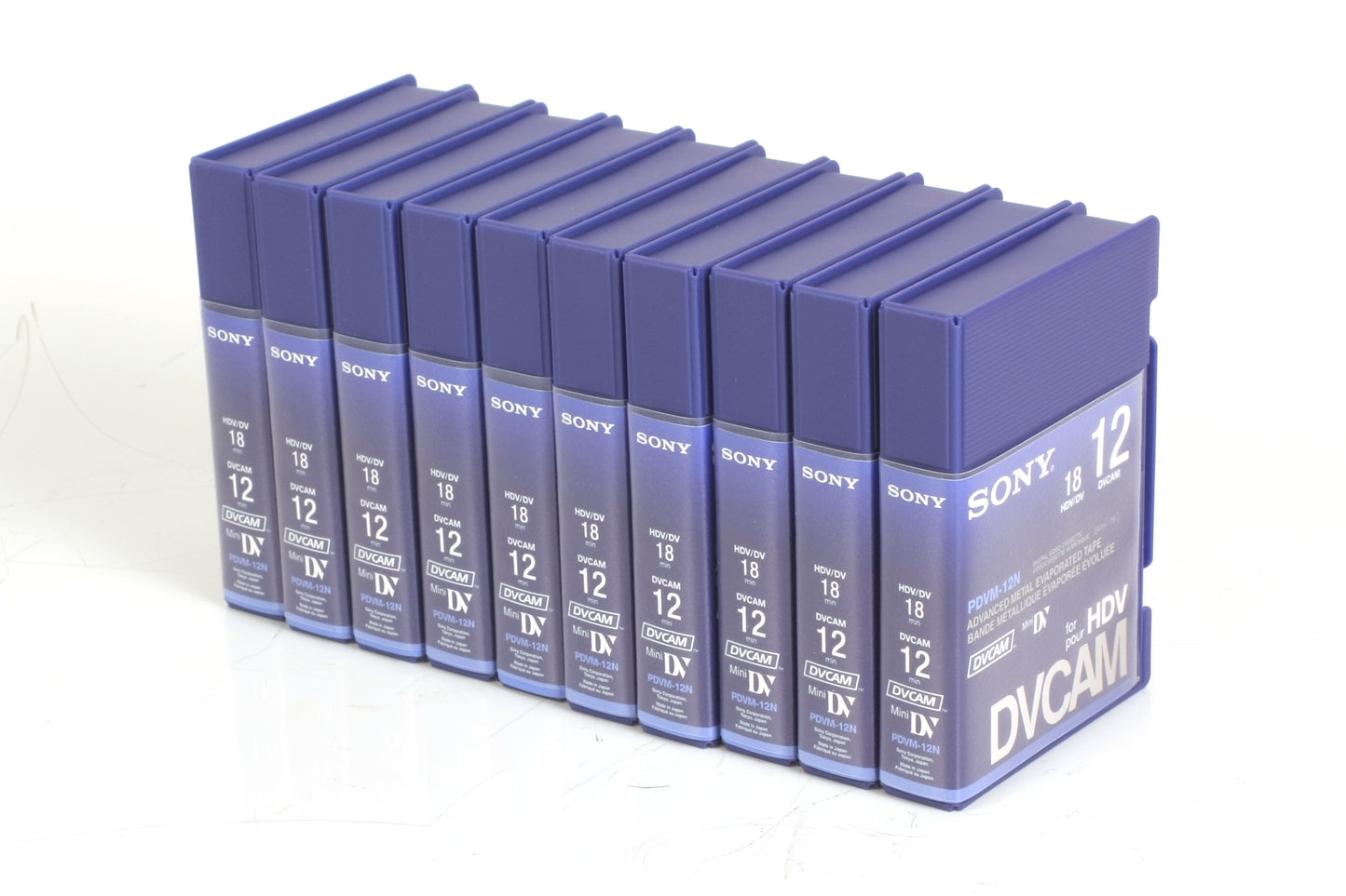 Sony DVCAM PDVM-12N Digital Video Cassette MiniDV Lot of 10