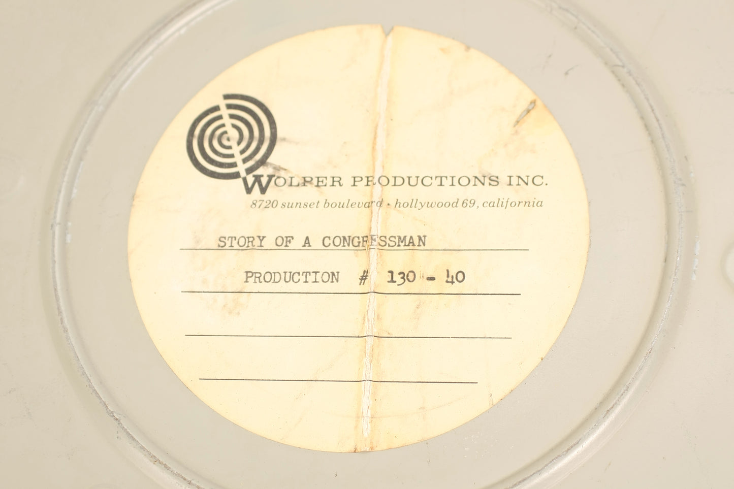 Movie Film Story of a Congressman 16mm 1000ft