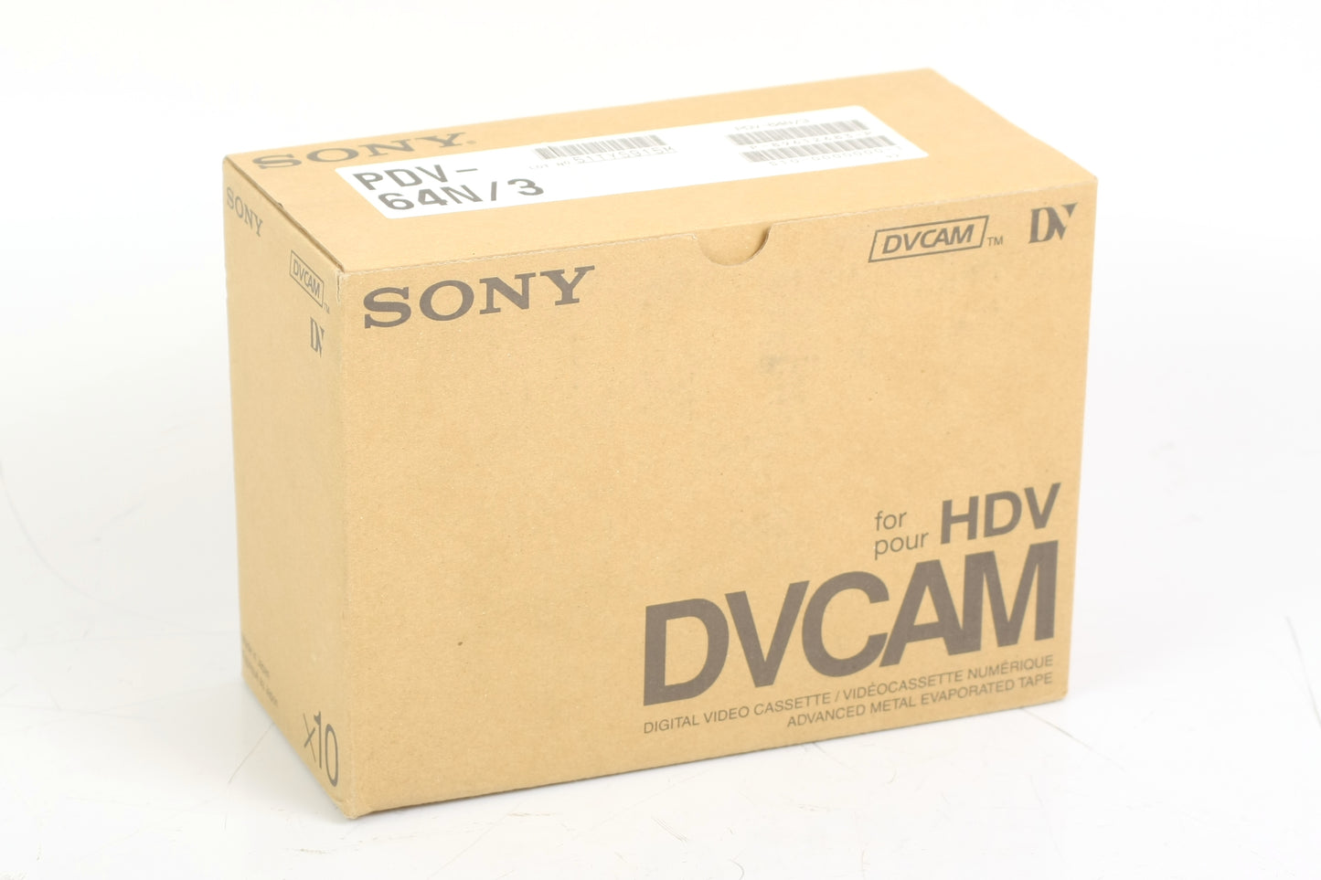 Sony PDV-64N DVCAM 64 Minute Tape (10 Pack)