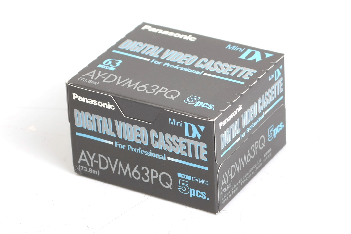 Panasonic AYDVM63PQ Video DV Mini Digital Professional 63 Minute Cassette Box of 5