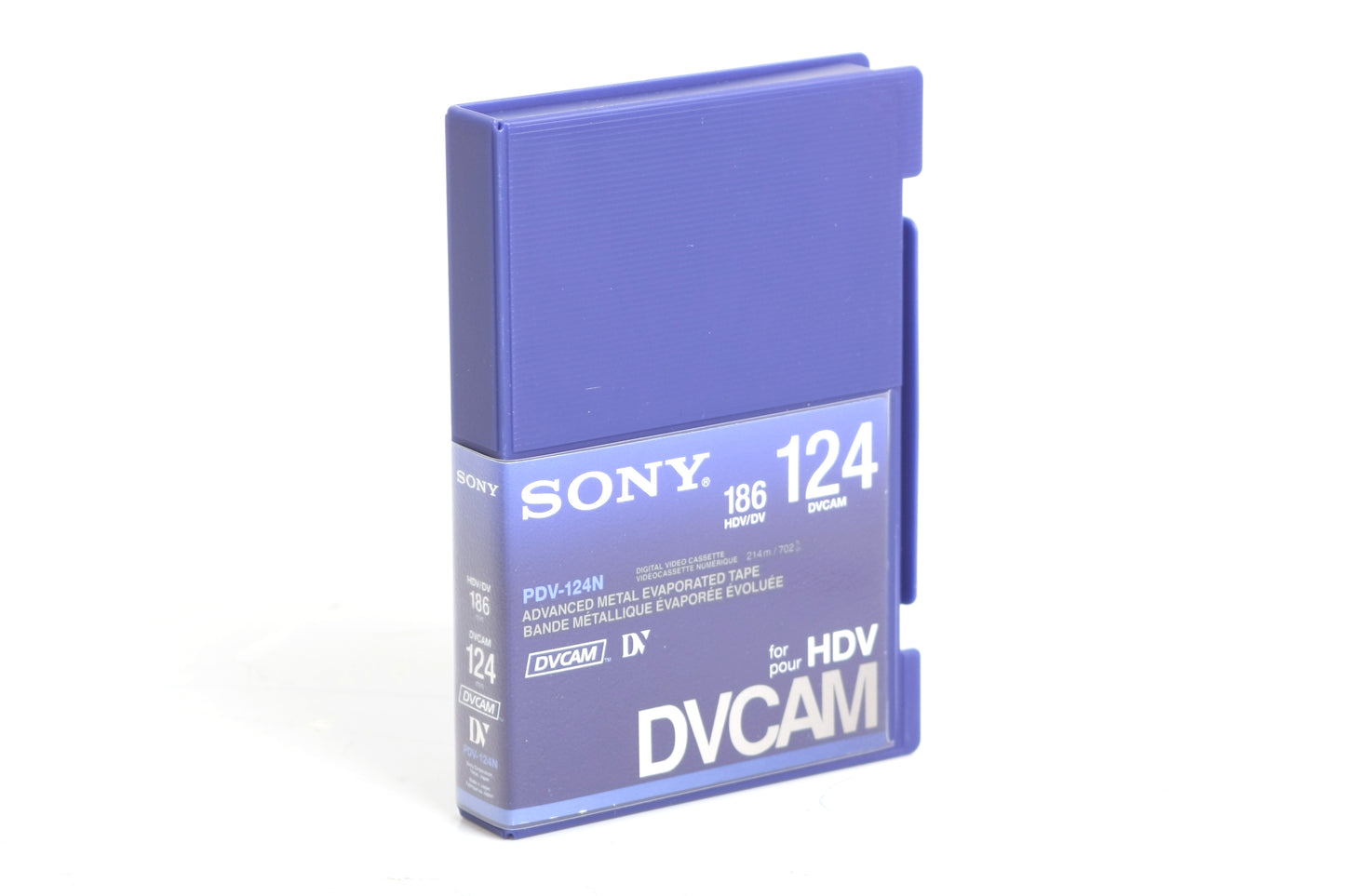 Sony PDV-124N DVCAM 124 Minutes Tape HDV Digital Metal Tape