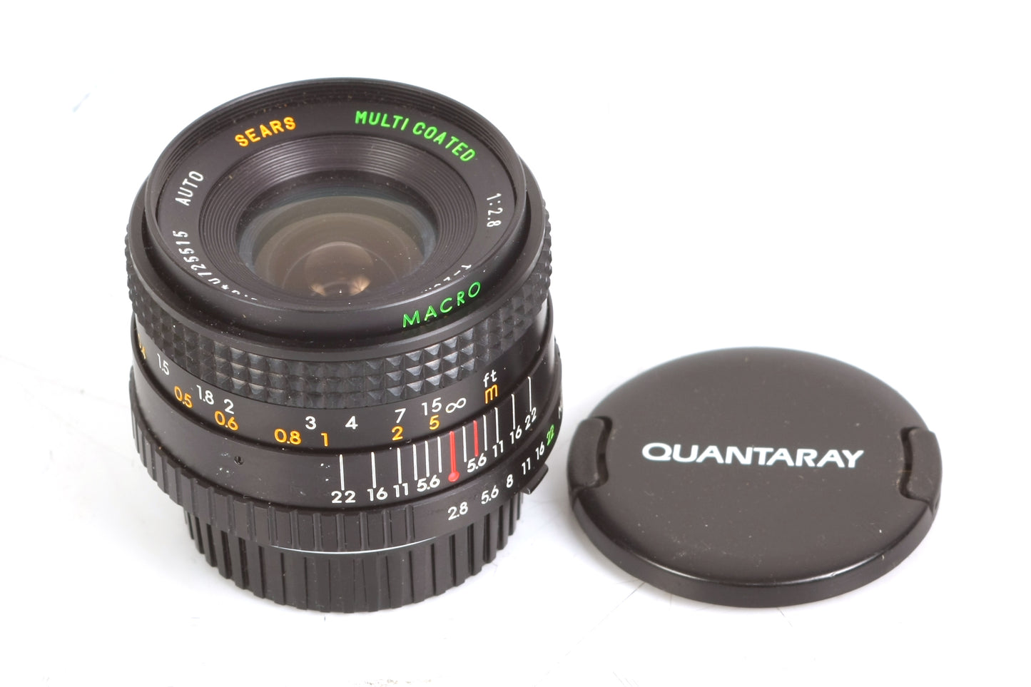28mm 2.8 Lens for Minolta MD W/ Front & Rear Caps