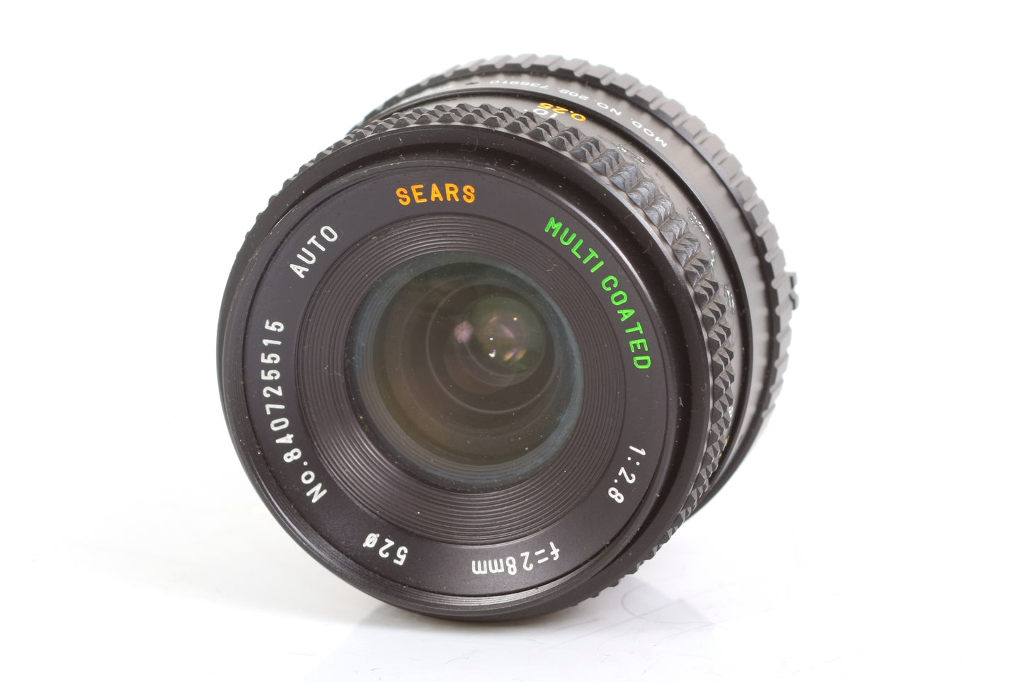 28mm 2.8 Lens for Minolta MD W/ Front & Rear Caps
