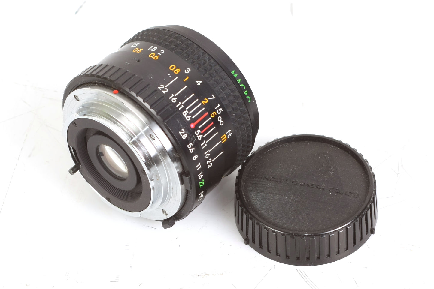 28mm 2.8 Lens for Minolta MD W/ Front & Rear Caps