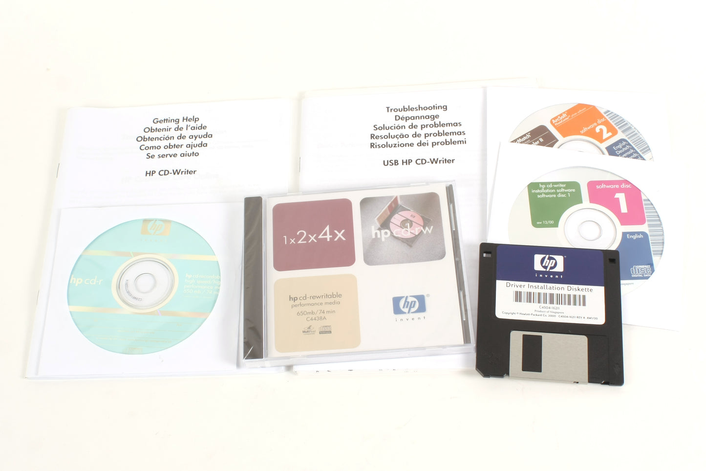 HP CD Writer 8230E Ext USB 4x4x6 CD-Rewritable Drive