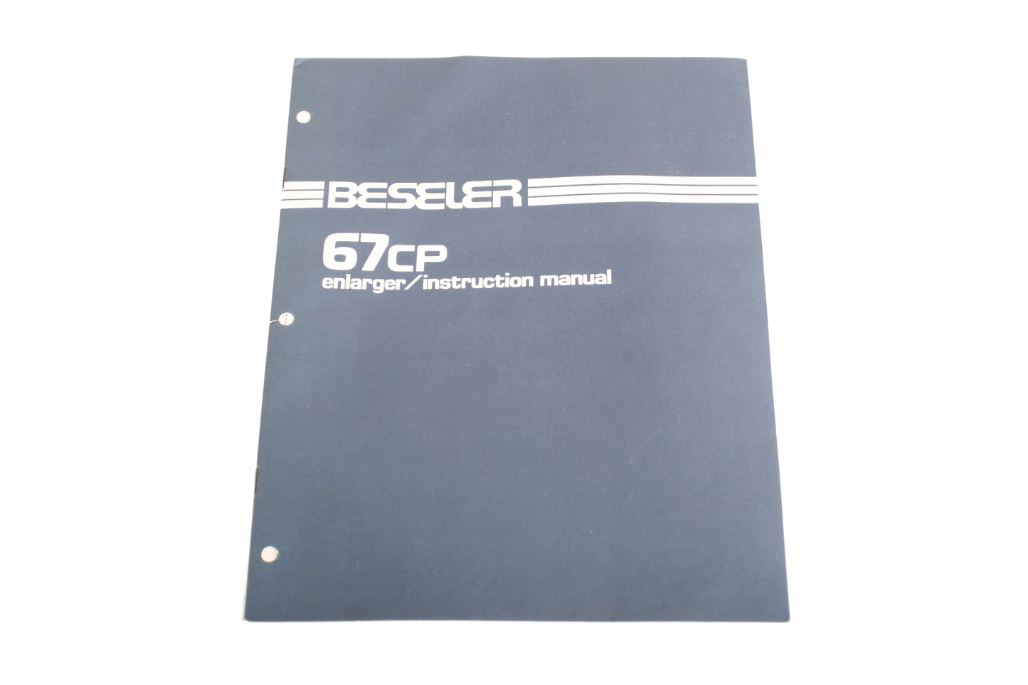 Beseler 67CP Enlarger Instruction Manual