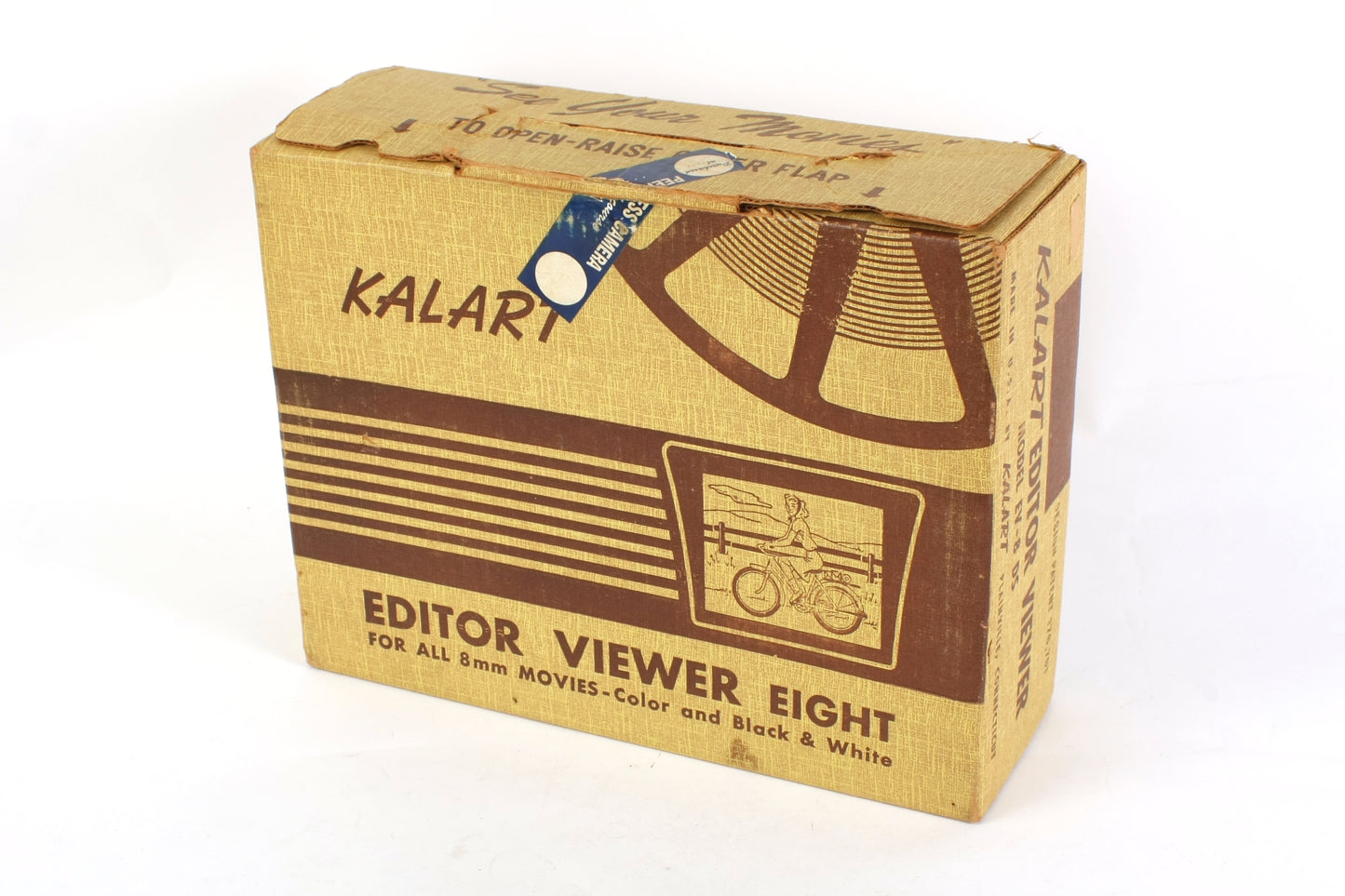 Kalart Art Deco Movie Film Editor Viewer in Box