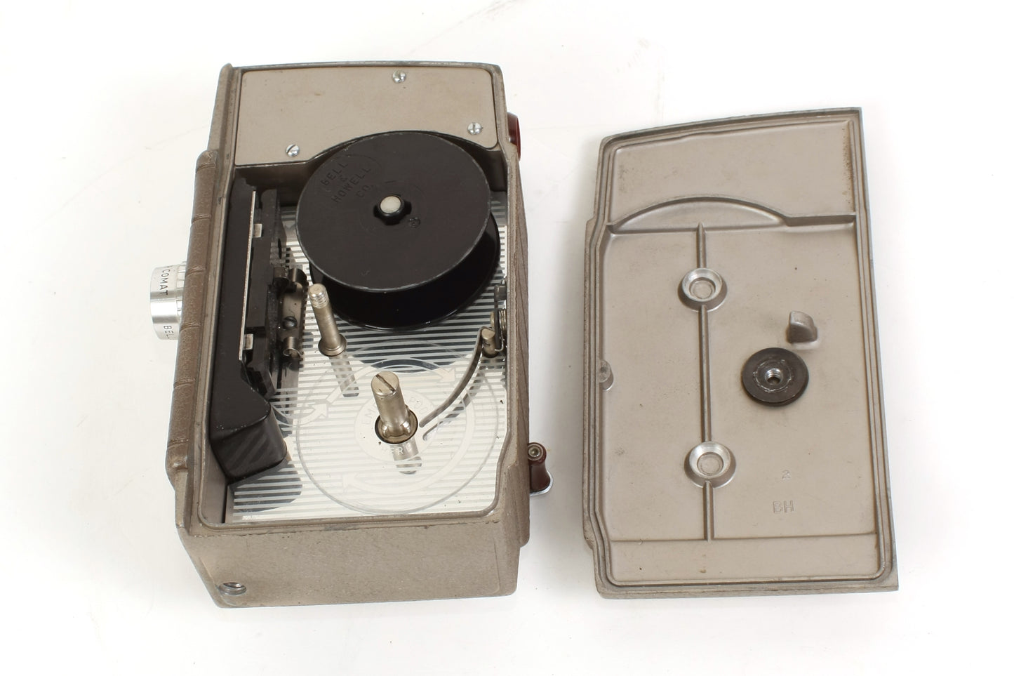 Bell & Howell Two Fifty-Two 8mm Art Deco Movie Camera W/ Original Box & Case