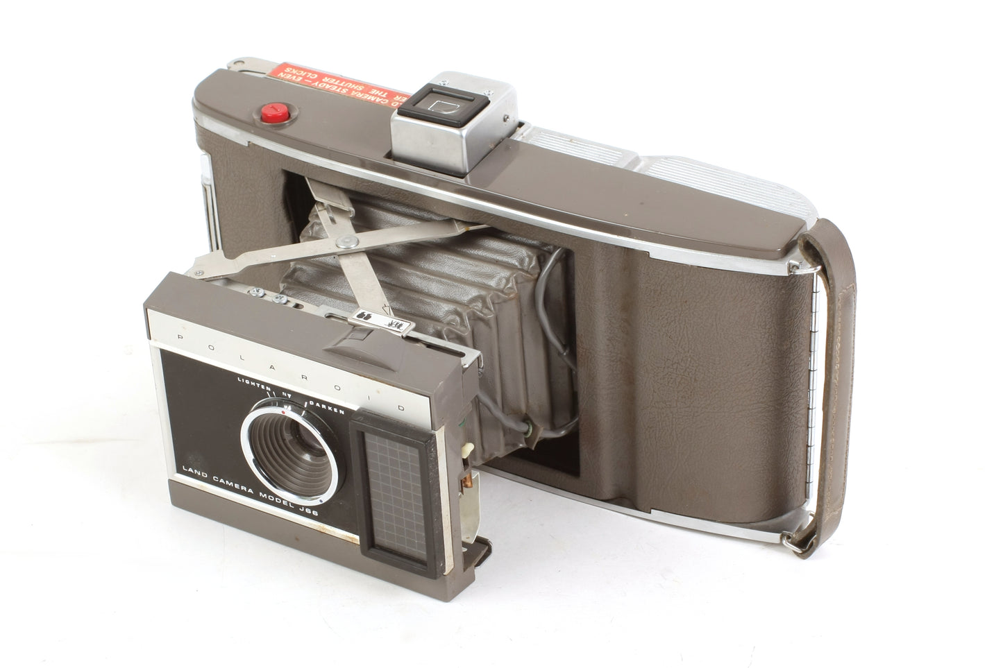 Polaroid Art Deco Camera W/ Case & Flash