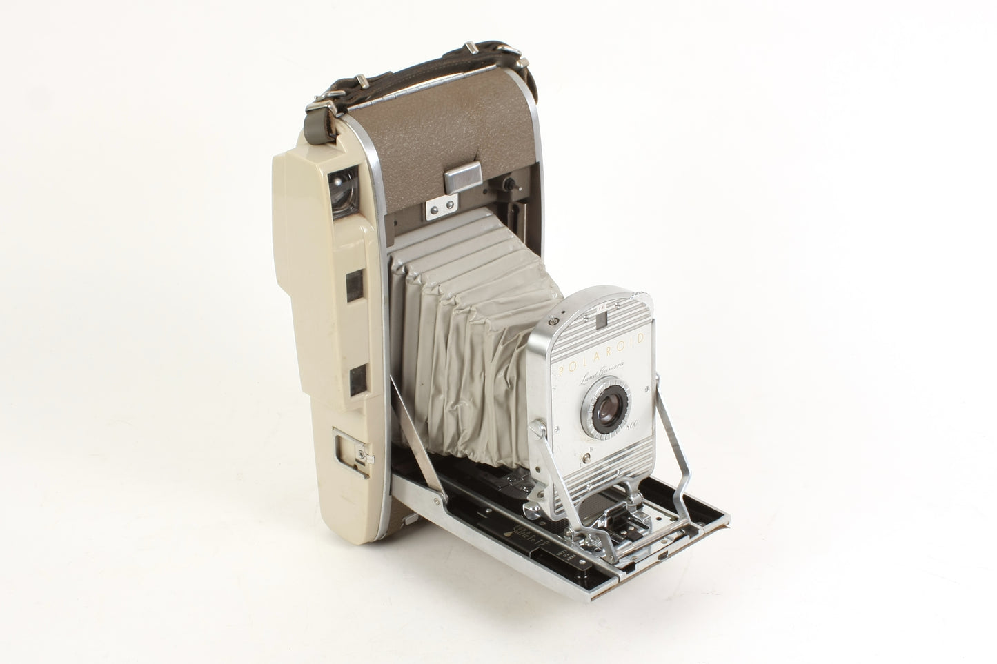 Vintage Polaroid Camera Outfit W/ Flash, Case, Manual - Display/Prop
