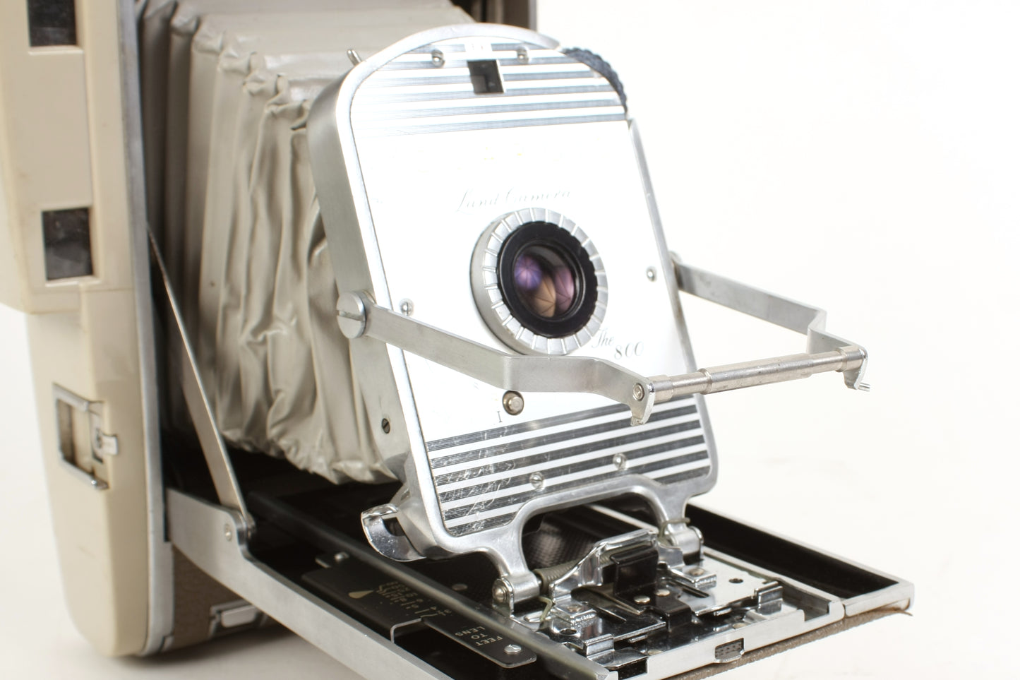 Vintage Polaroid Camera Outfit W/ Flash, Case, Manual - Display/Prop