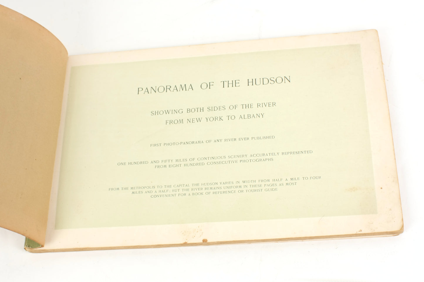 1899 Panorama of the Hudson, Bryant Literary Union Publisher