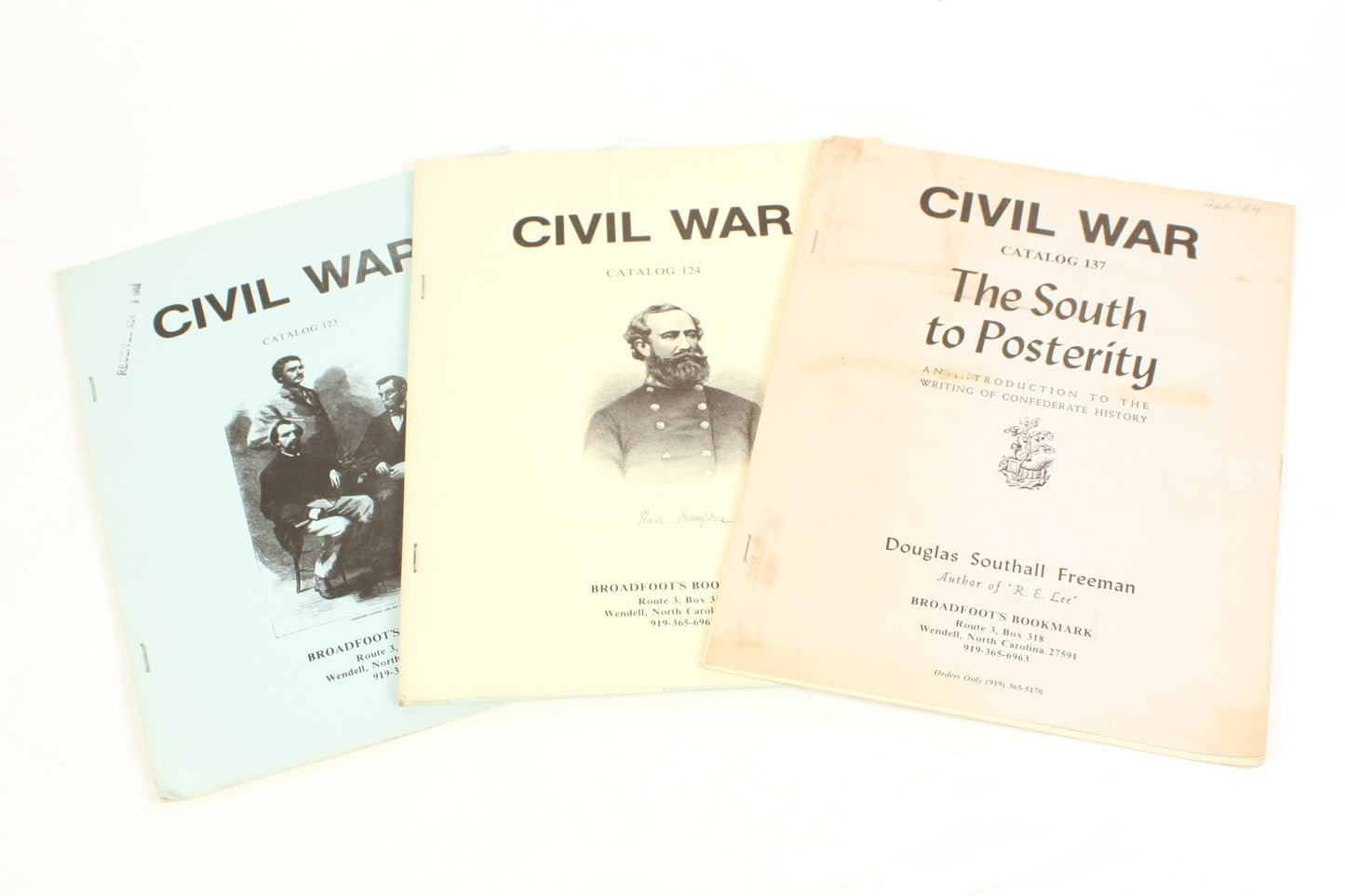 Broadfoots Bookmark Catalogs Lot of 21 - Civil War & Americana