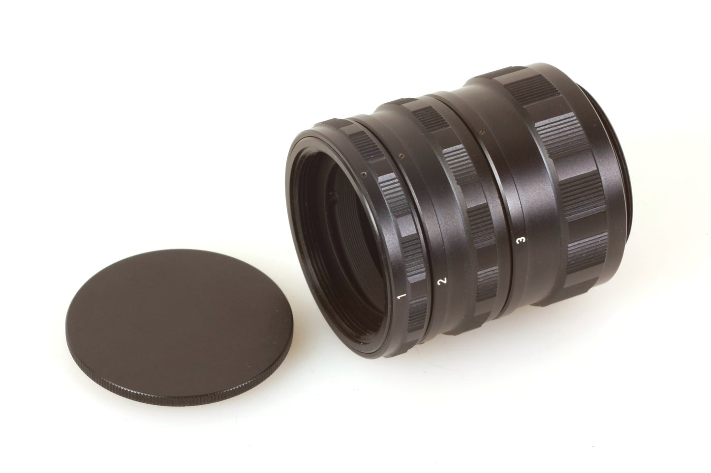 Asahi Pentax Extension Tube Set M42 Screw Mount W/ Cap & Case