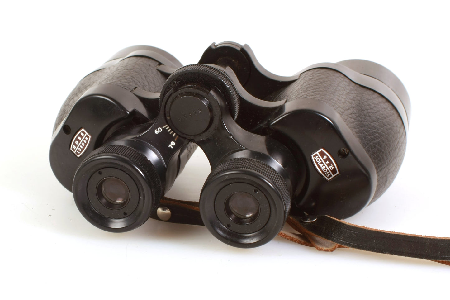 British Ross Solaross 9 X 35 Binoculars & Case