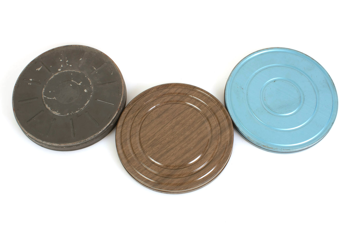 Vintage Movie Cans 400ft Set of 3