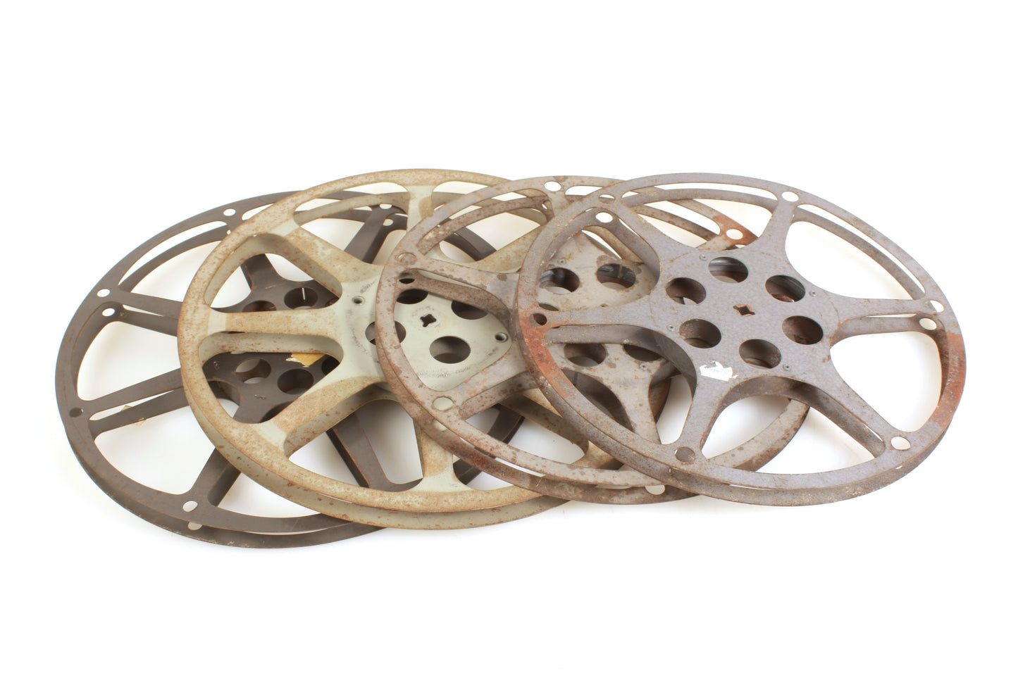 Vintage Movie Reels Medium & Large Set of 4