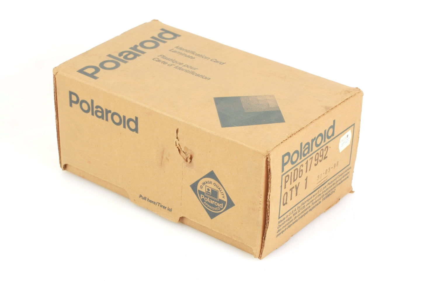 Polaroid I.D. Laminate 2 1/8 X 3 3/8 Pouch 200 Plus W/ Mag Stripe