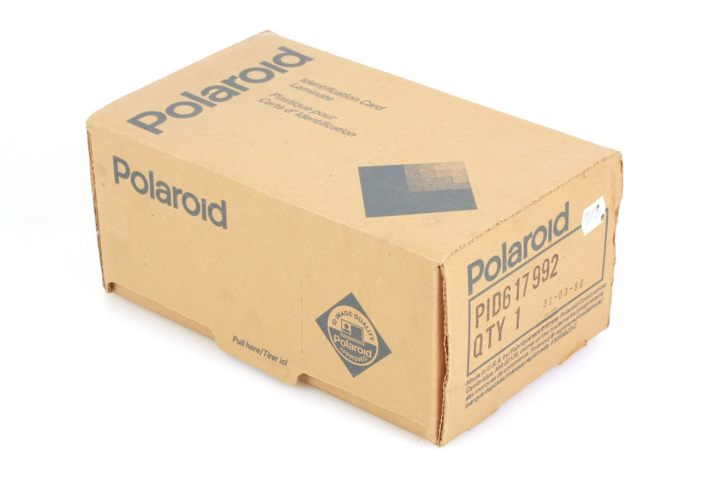 Polaroid ID Laminates 500 Clear Laminating Pouches 2 1/8 X 3 3/8 Inch W/ Mag Stripe
