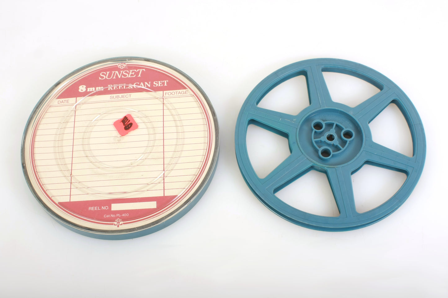 Movie Take Up Reel 400ft in Case Reg 8