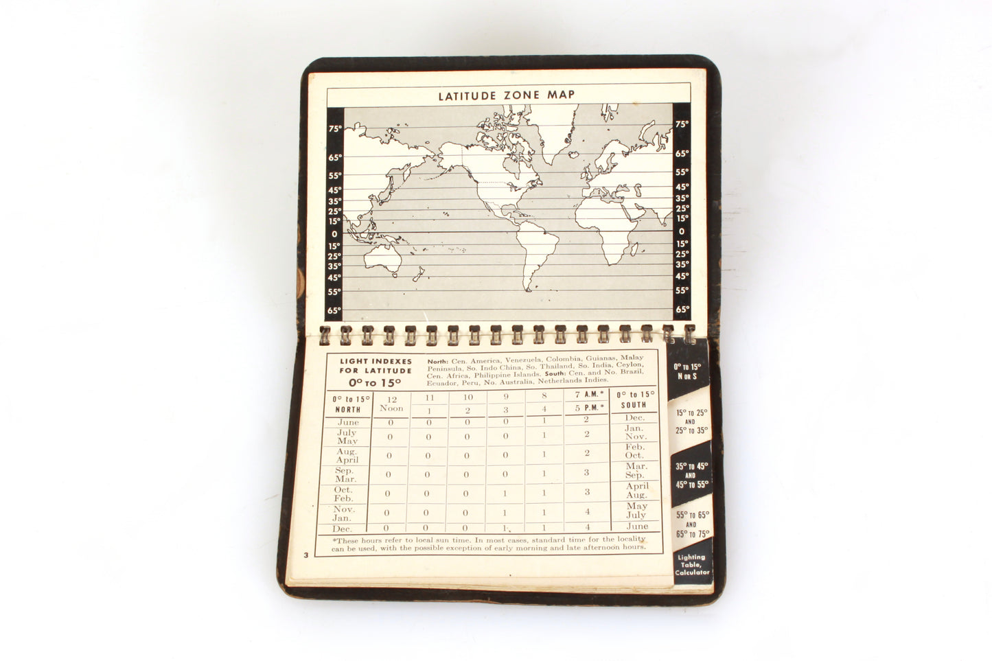 1942 American Emergency Standard Photographic Exposure Computer Booklet