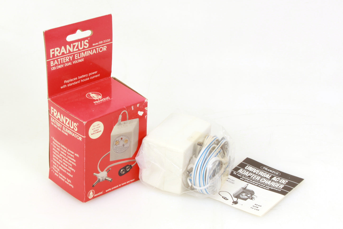 Franzus Battery Eliminator - 6 Output Voltage Settings - BB-333D