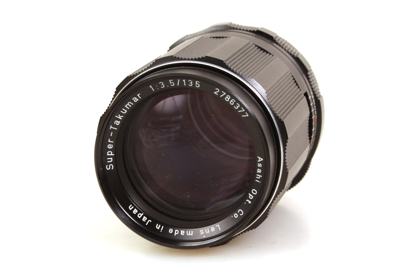 Asahi Pentax Super-Takumar F3.5 135mm Telephoto Lens M42 W/ Hood/case/caps