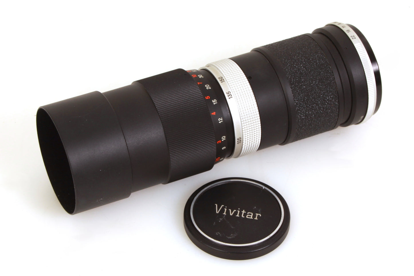 Vivitar 85-205mm F3.8 Close Tele-zoom Lens M42 Screw Mount W/ Front & Rear Caps