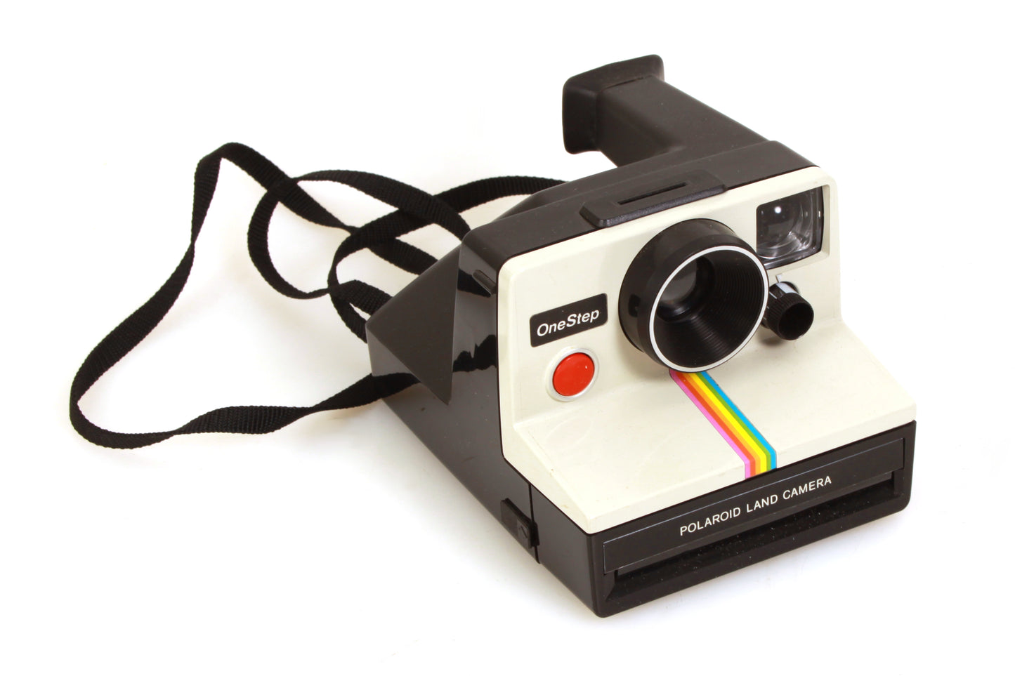 Polaroid One Step SX70 Rainbow Camera in Box W/ Flashbar & Manual