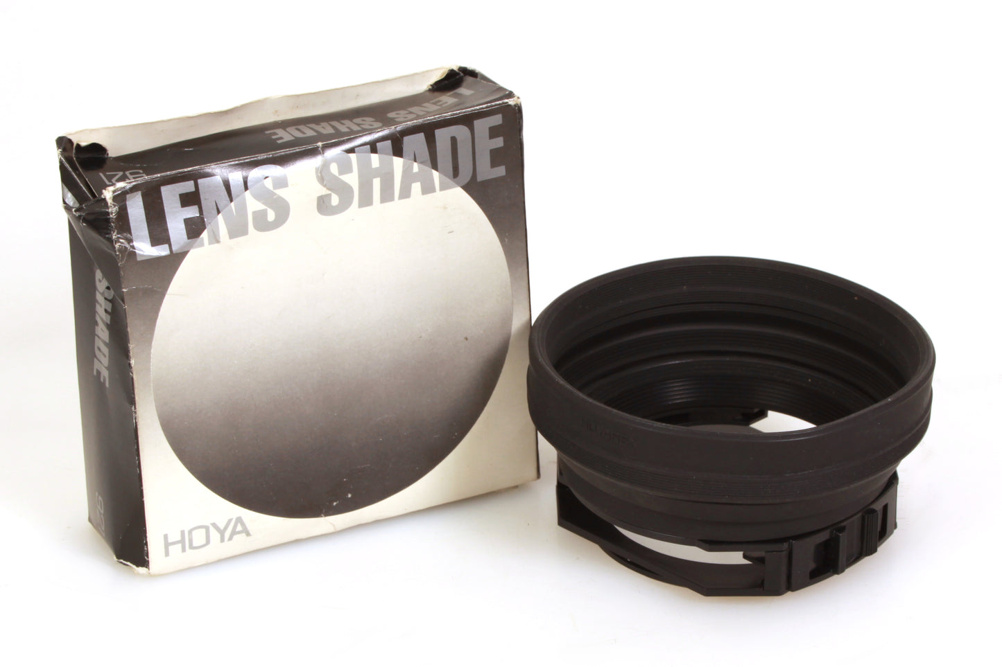 Hoya Lens Shade 921 W/ Built-in Filter Slide Holder I.O.B.