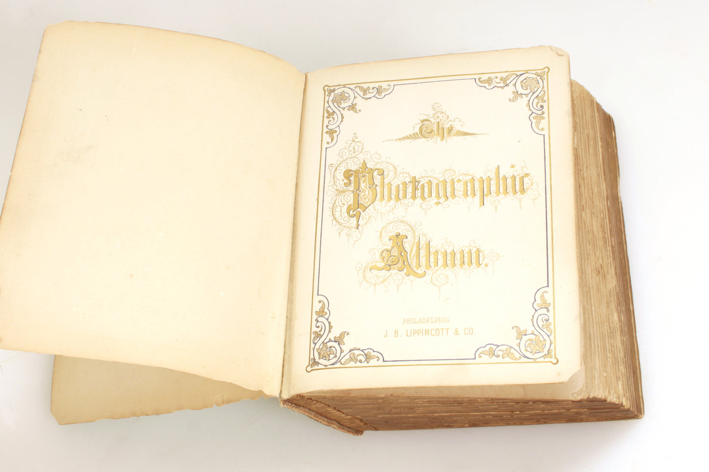 Antique Photo Album for CDV (1860s)