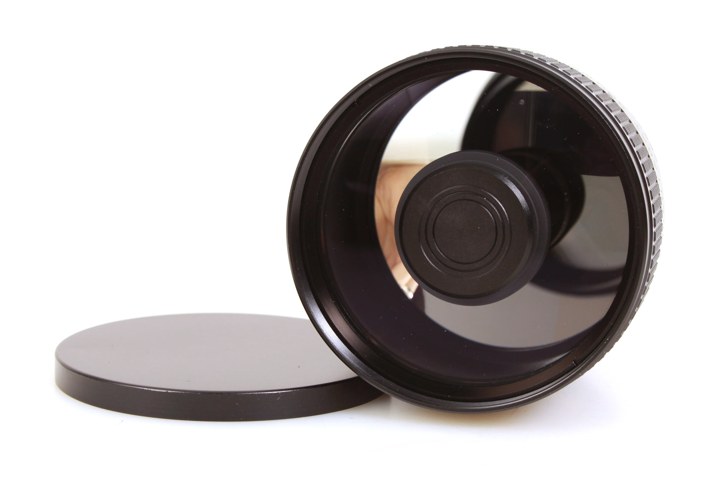 Quantaray Mirror Lens 500mm Telephoto Macro F:8.0 for FD W/ Case, Caps, Hood