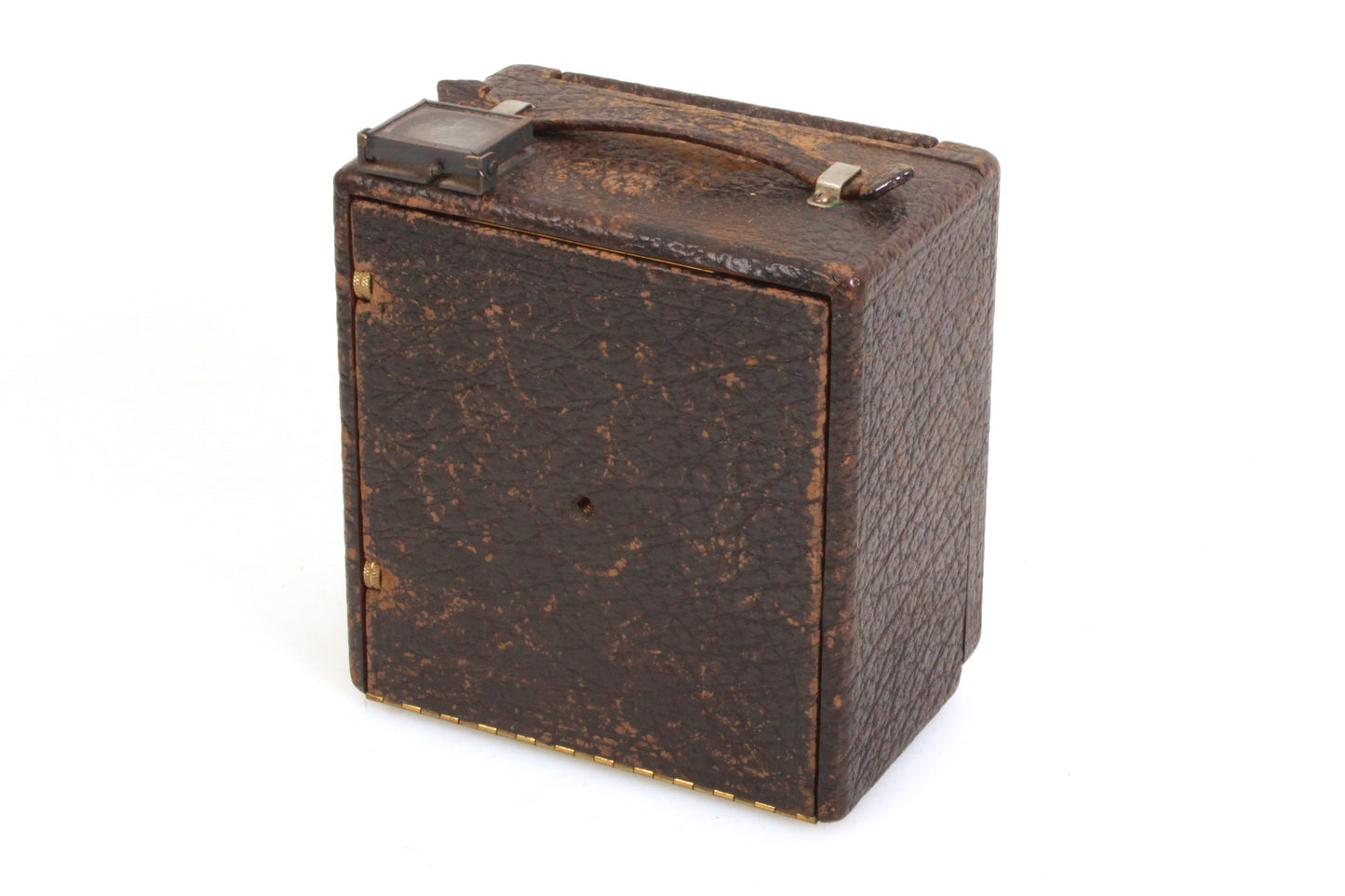 Rare Antique 1900 4x5 Century Wood Brass Folding Plate Camera W 6.8 Lens