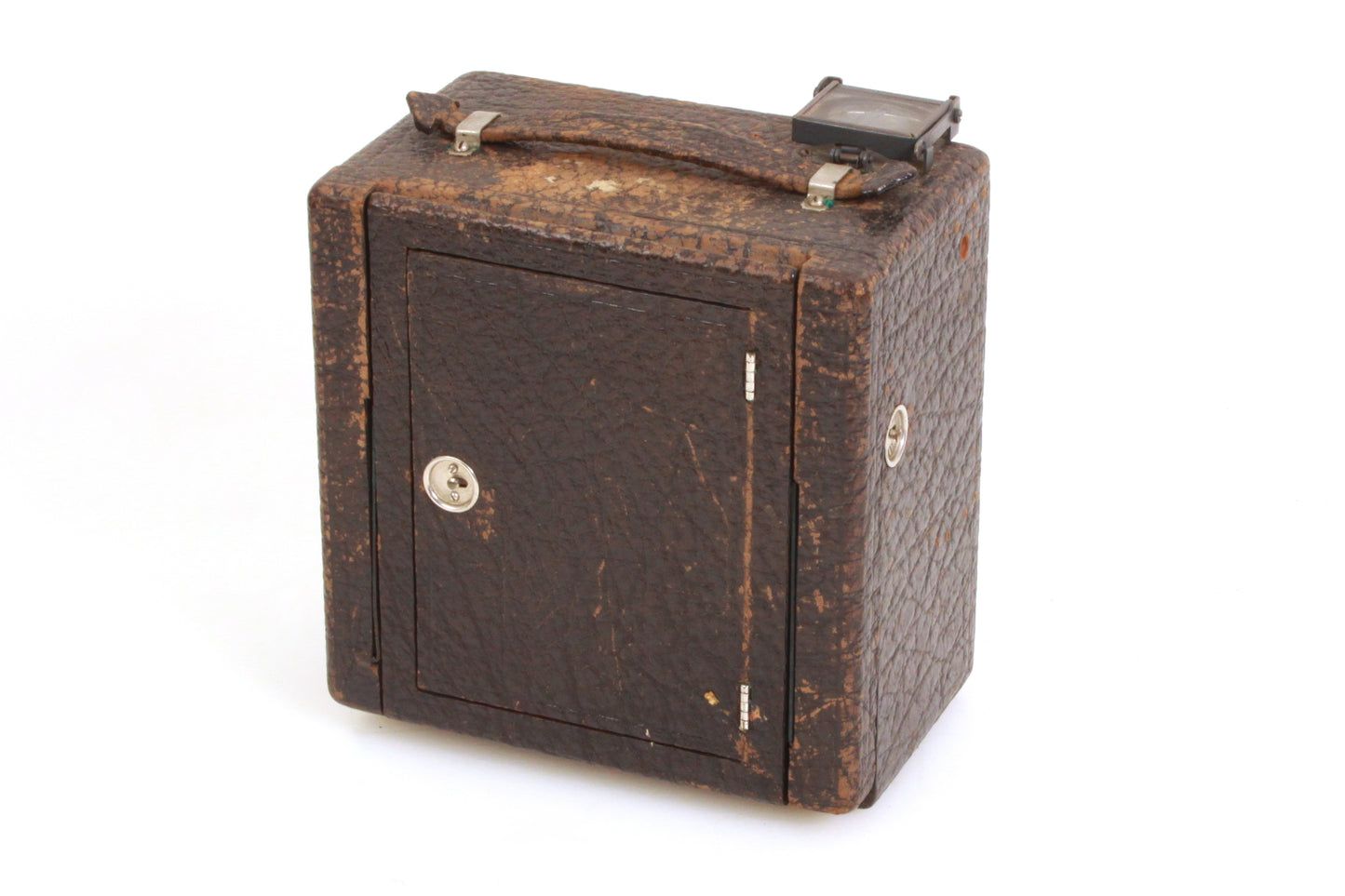 Rare Antique 1900 4x5 Century Wood Brass Folding Plate Camera W 6.8 Lens