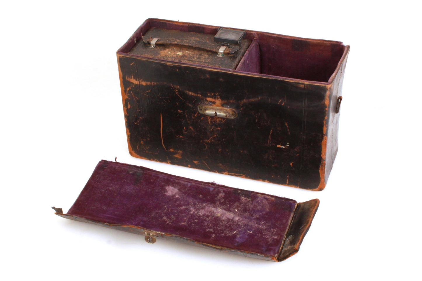 Rare Antique 1900 4x5 Century Wood Brass Folding Plate Camera W 6.8 Lens