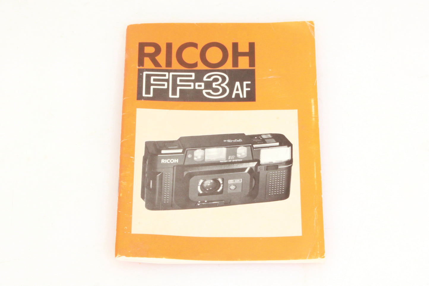 Vintage Ricoh FF-3 AF Super 35mm Film Camera Book Owners Manual Booklet