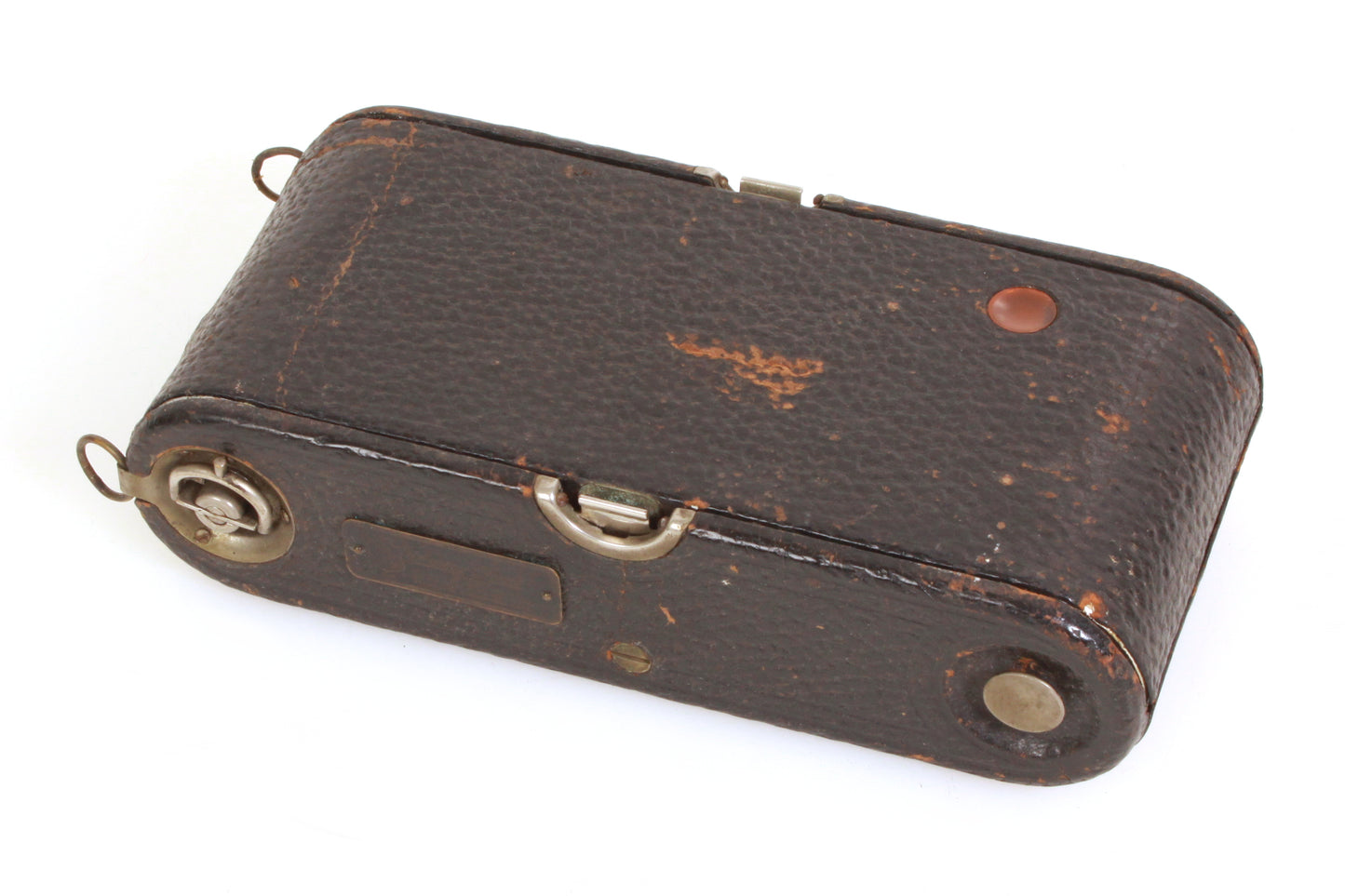 Photographica Kodak Folding Camera W/ Name Plate Harvey Lewis Opticians 1890