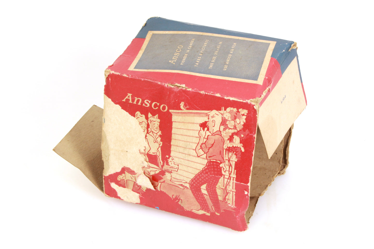 Ansco Pioneer Art Deco Camera W/ Box