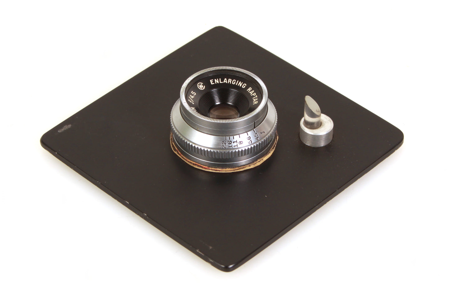 Beseler 4x4 Lens Board w/ 50mm 4.5 Lens for 23C 45M CB7 Enlarger
