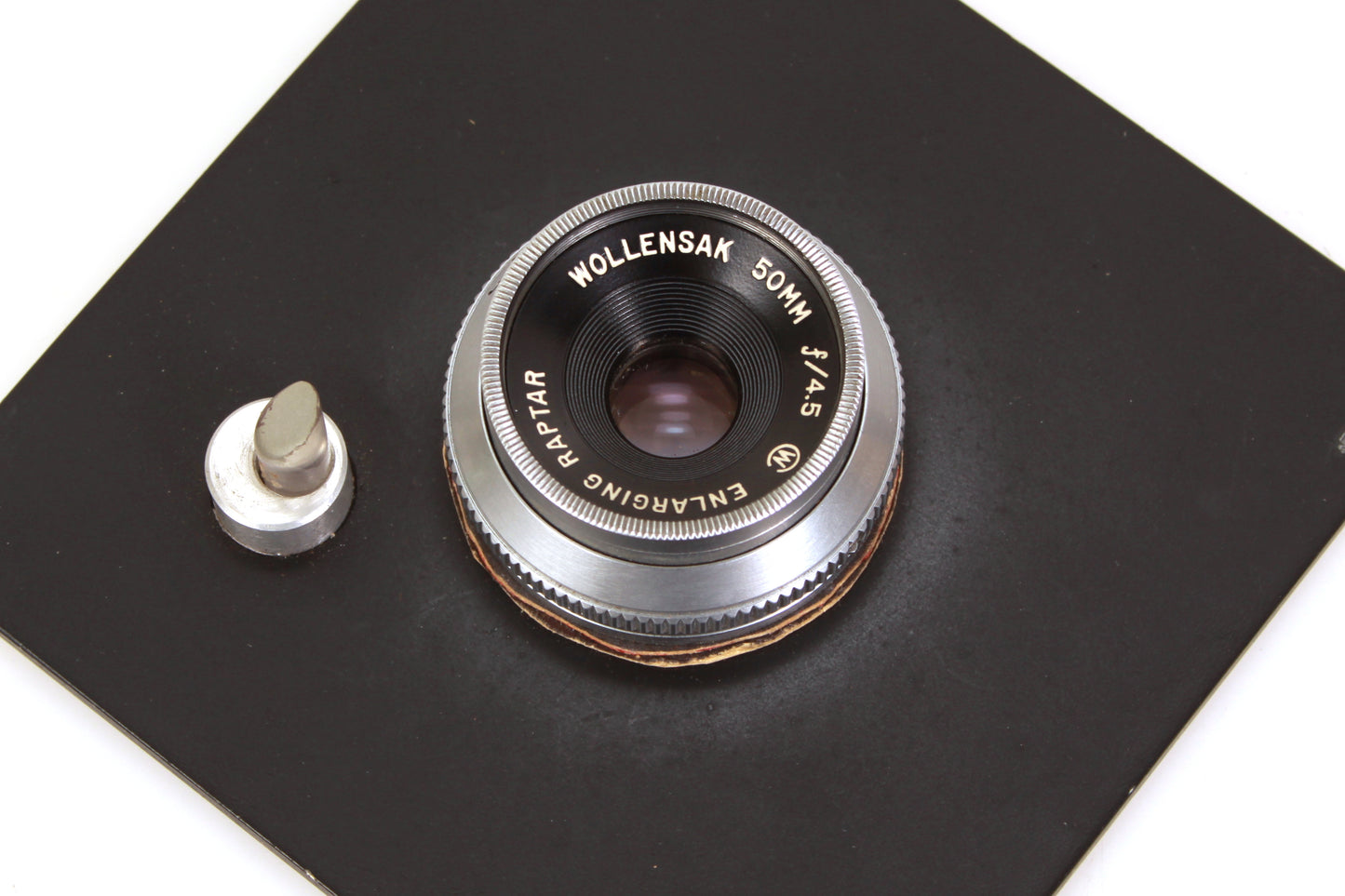 Beseler 4x4 Lens Board w/ 50mm 4.5 Lens for 23C 45M CB7 Enlarger