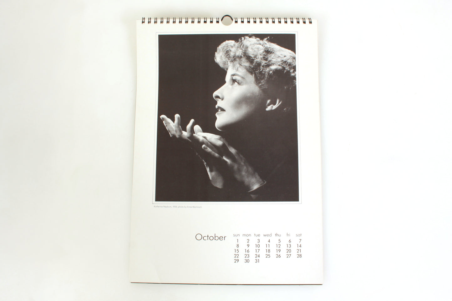 1989 Hollywood Portraits Lime Tree Calendar - Kobal Collection - England, UK