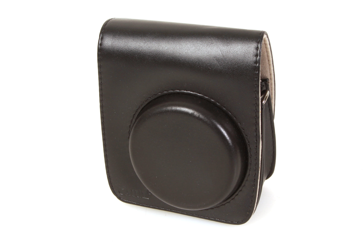 Caiul Protective Case for Fujifilm Instax Mini EVO Camera Black Leather Case w/ Strap