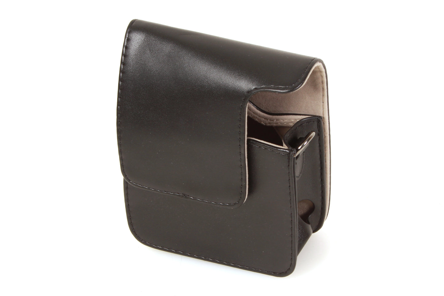Caiul Protective Case for Fujifilm Instax Mini EVO Camera Black Leather Case w/ Strap